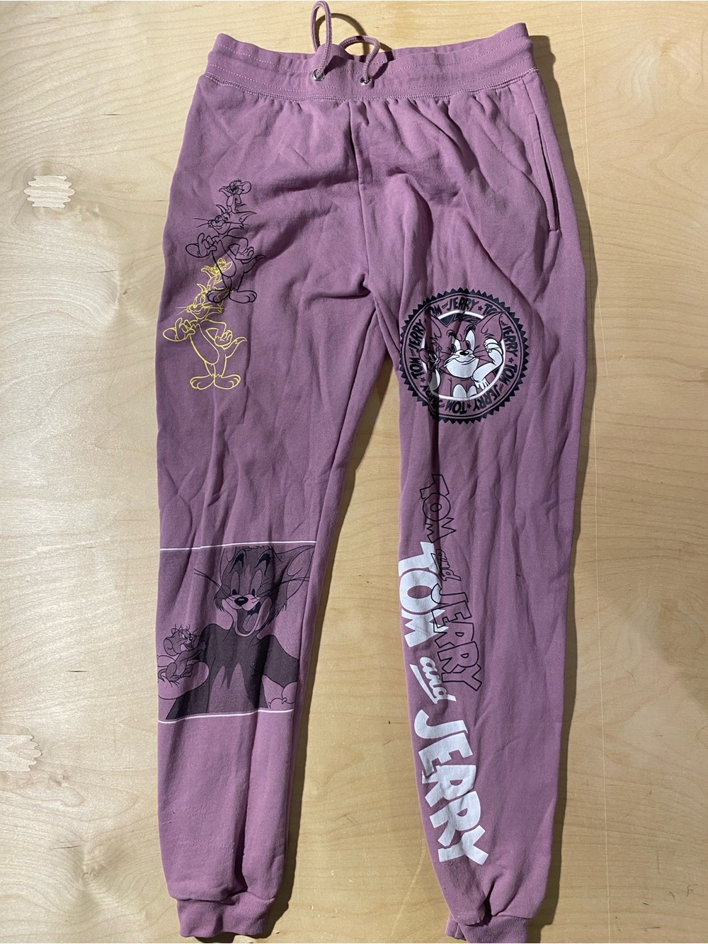 Tom & Jerry Lilac Jogger Sweatpants Medium (BR)